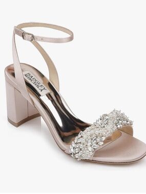 Badgley Mischka womens Block Heel Sandal